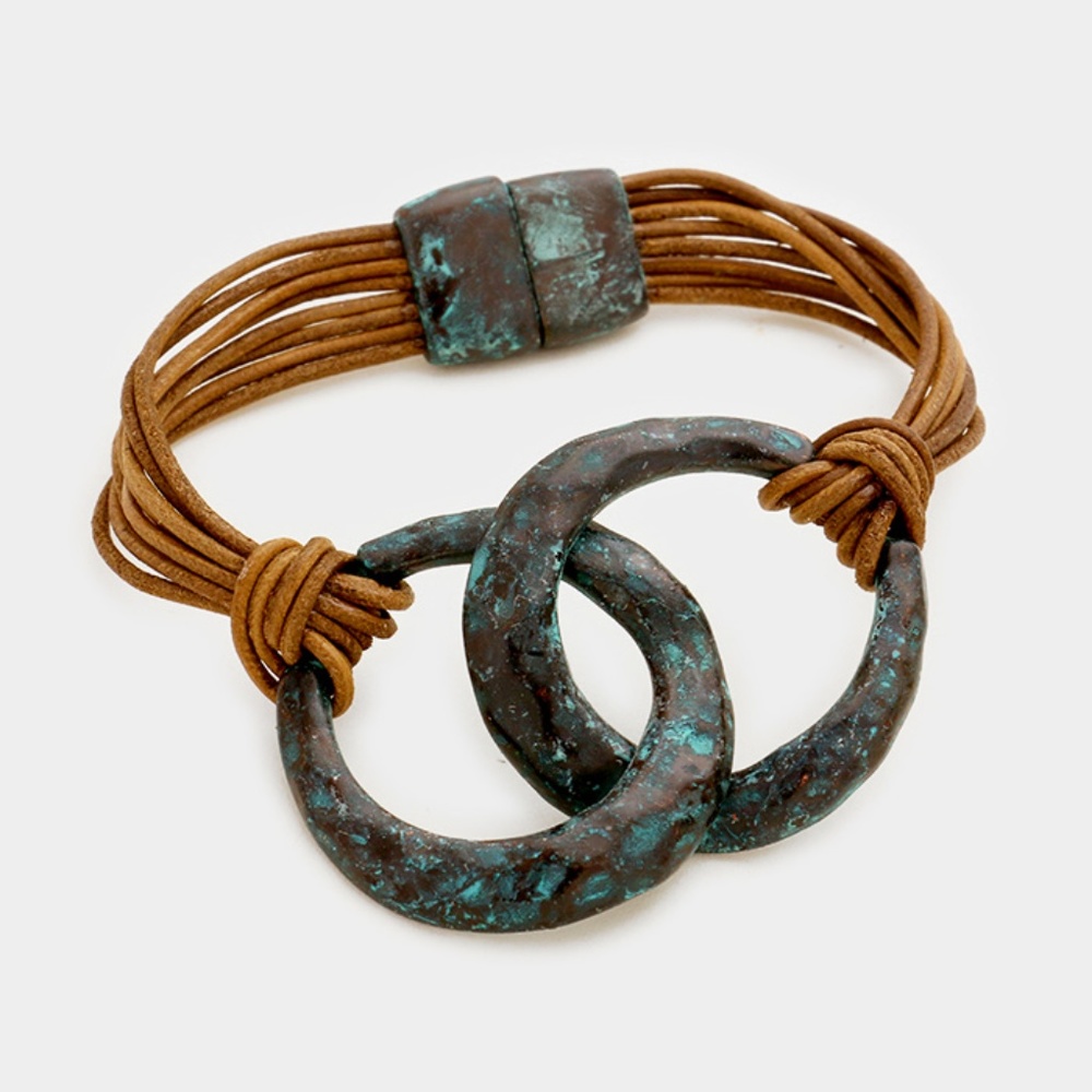 Vintage Interlocking Bracelet - image 1